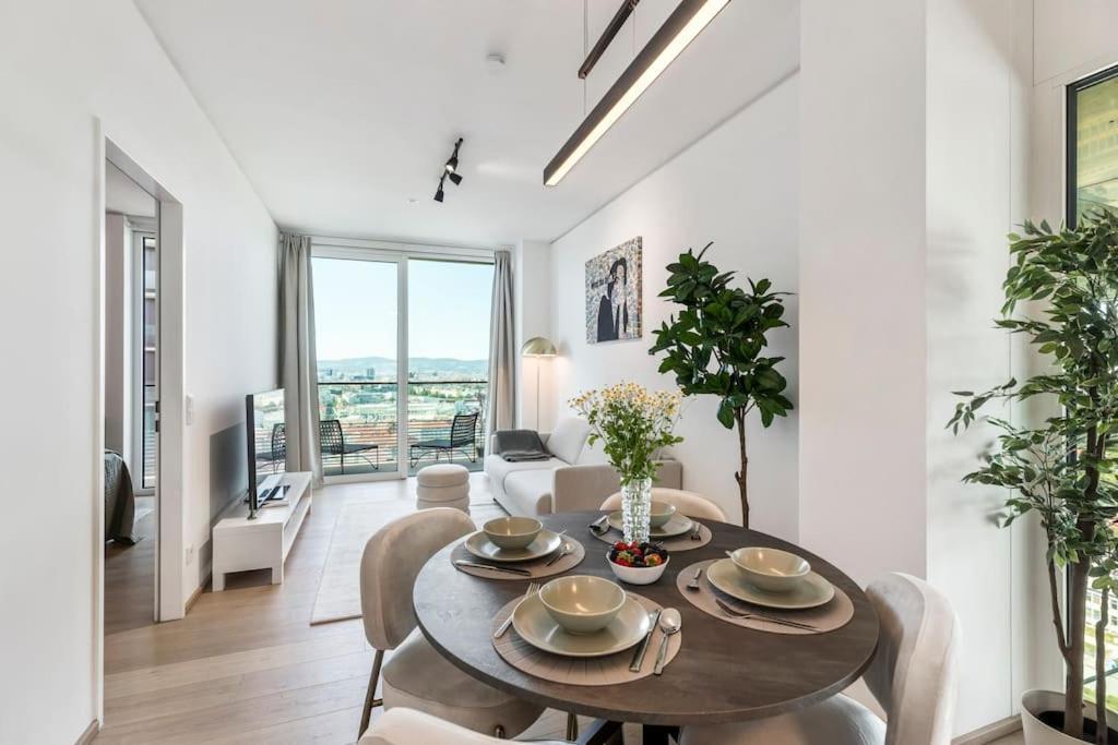 Design Apartment With Amazing View Over Wien Exterior foto
